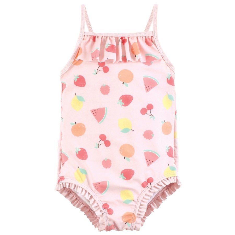 Hudson Baby Girls Toddler Swimsuit, Fruit Salad, 2T